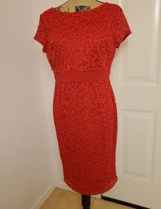 Kimi + Kai Maternity "Nancy" Lace Midi Dress